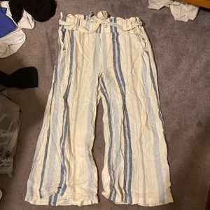 🔅striped flowy pants🔅